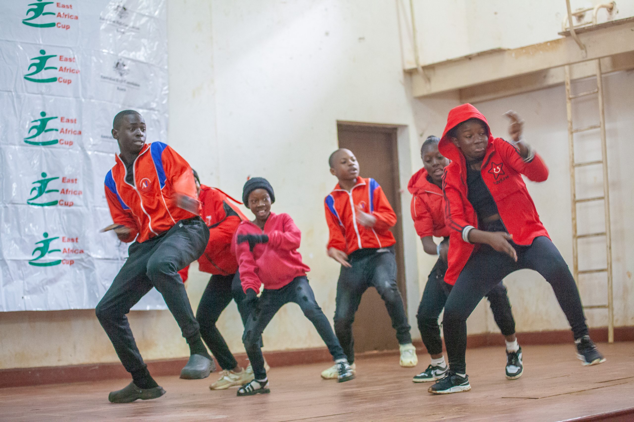 Young people at East Africa Cup